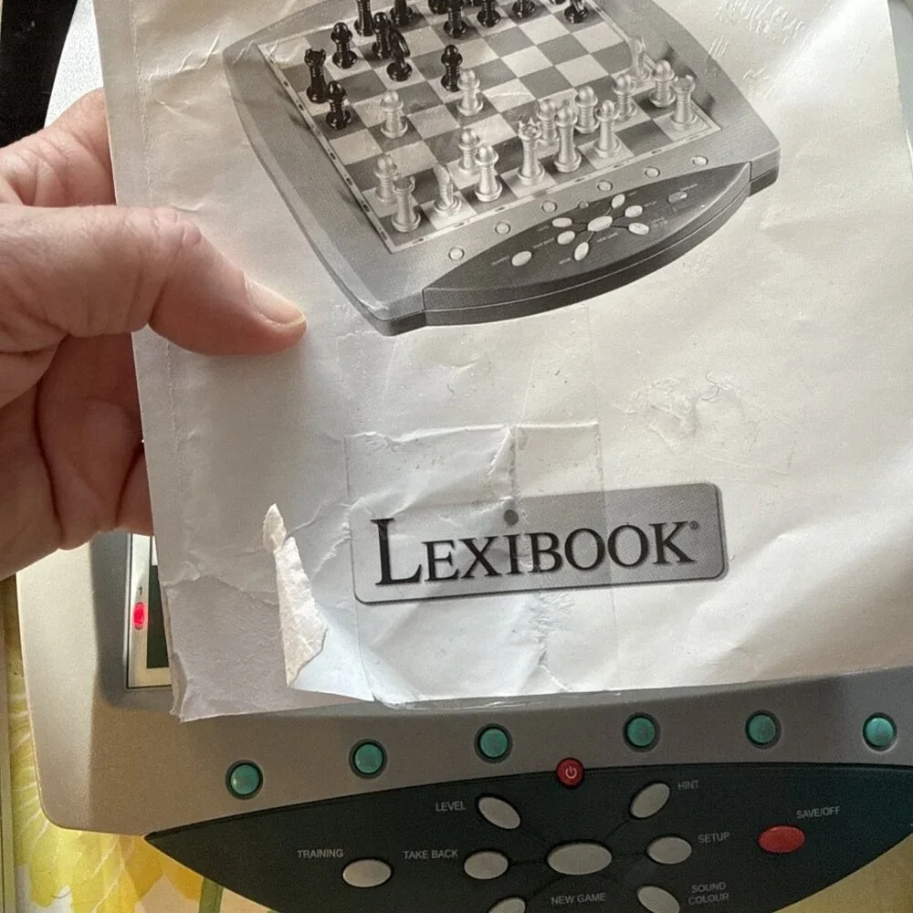 CHESSMAN Pro Lexibook CG 1400 Electronic Chess Game 2002 TIMER Instructions - Picture 9 of 16